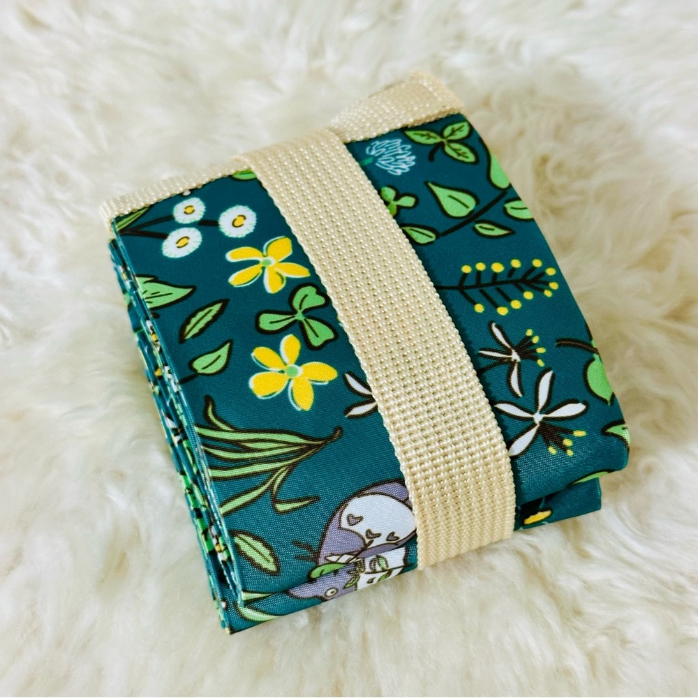 My Neighborhood Totoro Foldable Tote Shoulder Shopping Bag Japanese Style Size L - Picture 8 of 9